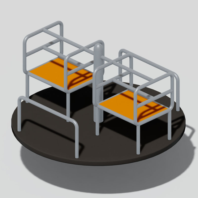 Heavy-Duty Commercial Playground Roundabout Kids Outdoor Playground