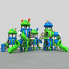 Colorful Mushroom Slide Bundle with Commercial Play Equipment