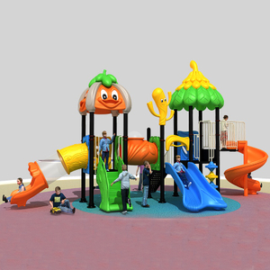 Exciting Forest Playground Slide for Kids with Outdoor Safety