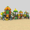 Educational Playground Slide with Forest Theme for Outdoor