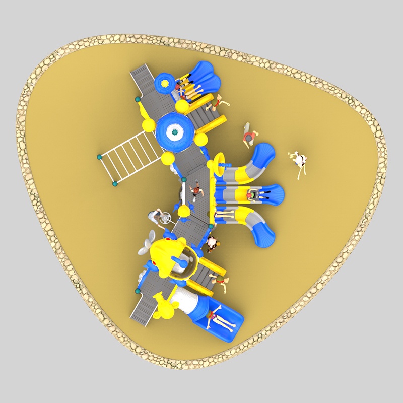 Durable Space Theme Slides for Long-lasting Outdoor Playground Fun