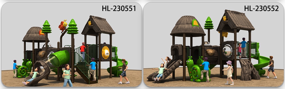 Commercial Outdoor Playground Slides (2)