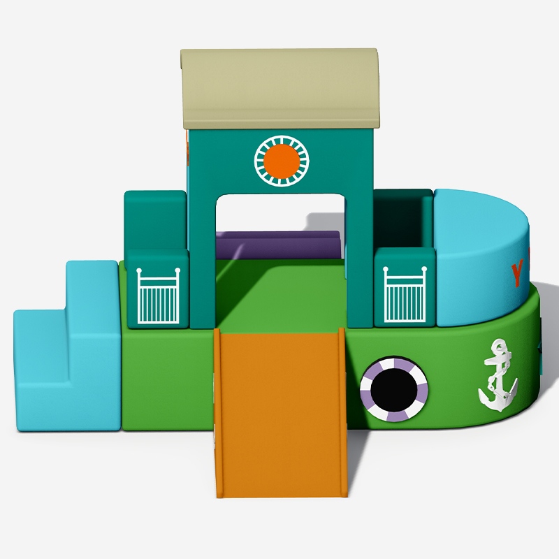 Indoor Soft Play Equipment — Soft-padded Climbing Frame