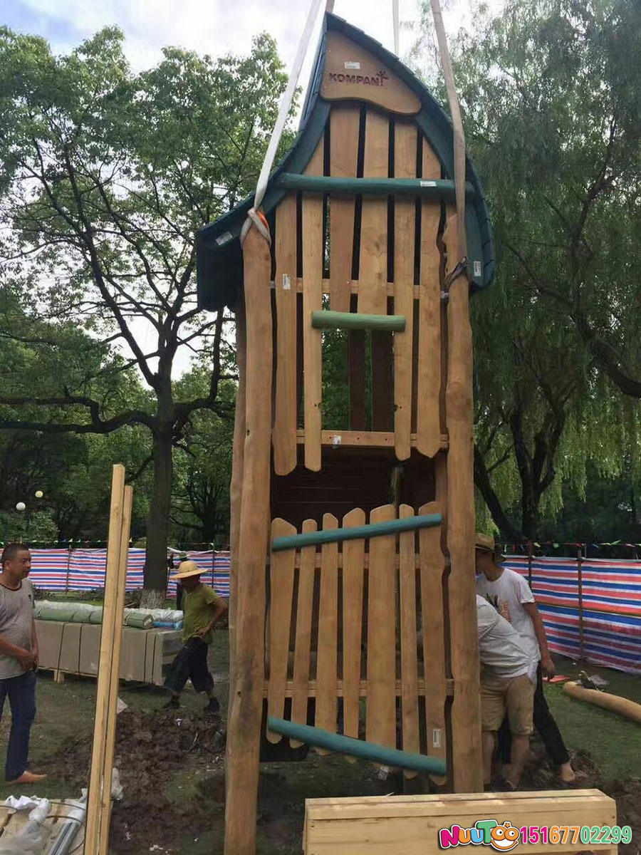 Letu non-standard amusement + log combination slide + ecological leisure park - (1)