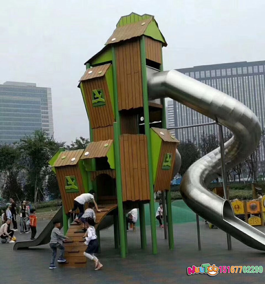 Le Tu non-standard ride + child combination slide + playground slide - (2)