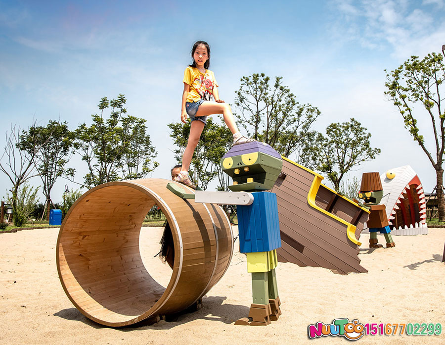 Plant Zombie + Landscape Amusement Facilities + Zombie Amusement Equipment + Stainless Steel Non-Standard Amusement Equipment - (5)