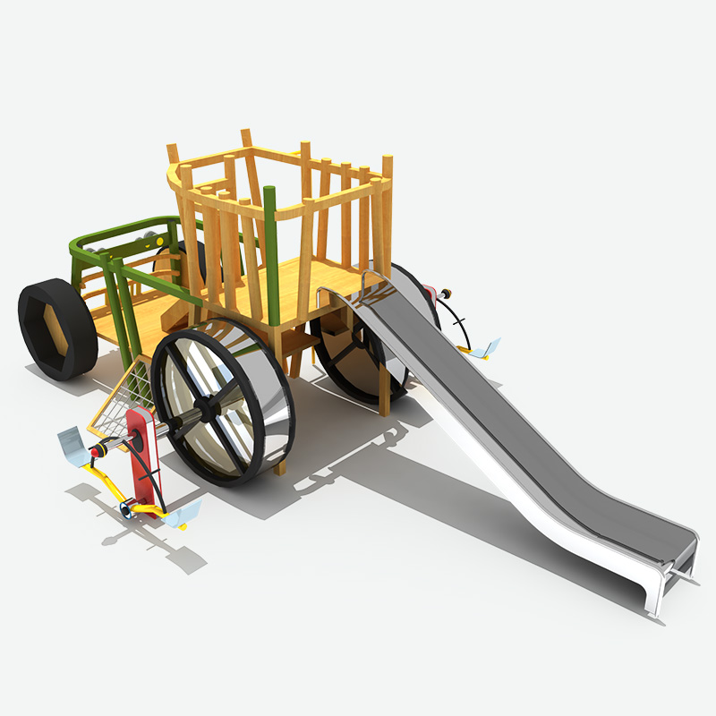 Playground Equipment Manufacturer Offers Power Camp Landscape Playground Design