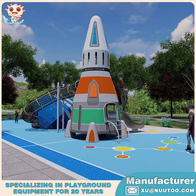 Playground Equipment Manufacturer Designs Rocketland Landscape Playground