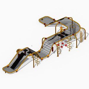 Kids Outdoor Curved Net Climbing Equipment