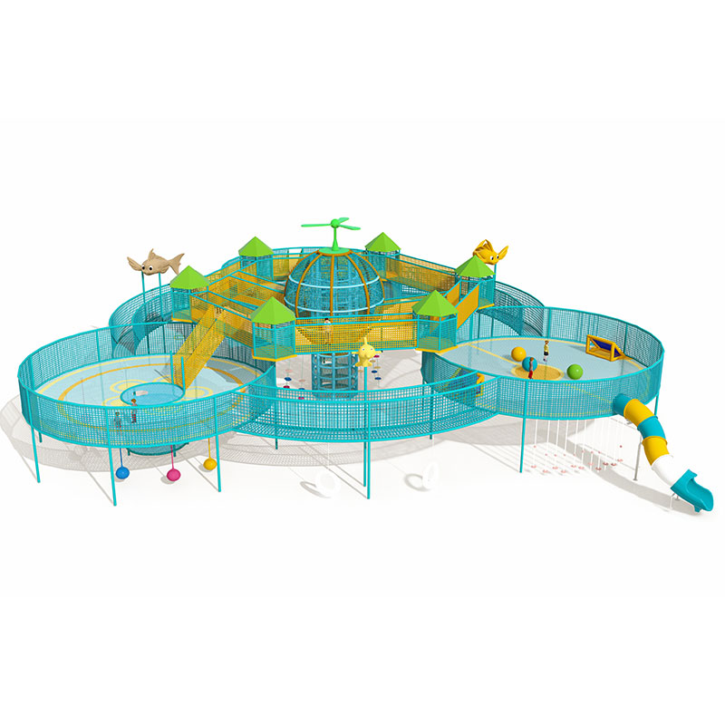 Adventure Rope Trampoline Climbing Frame