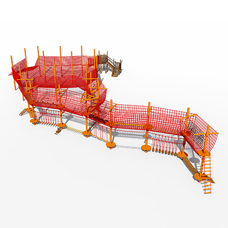 Outdoor Rope Net Trampoline Climber for Kids