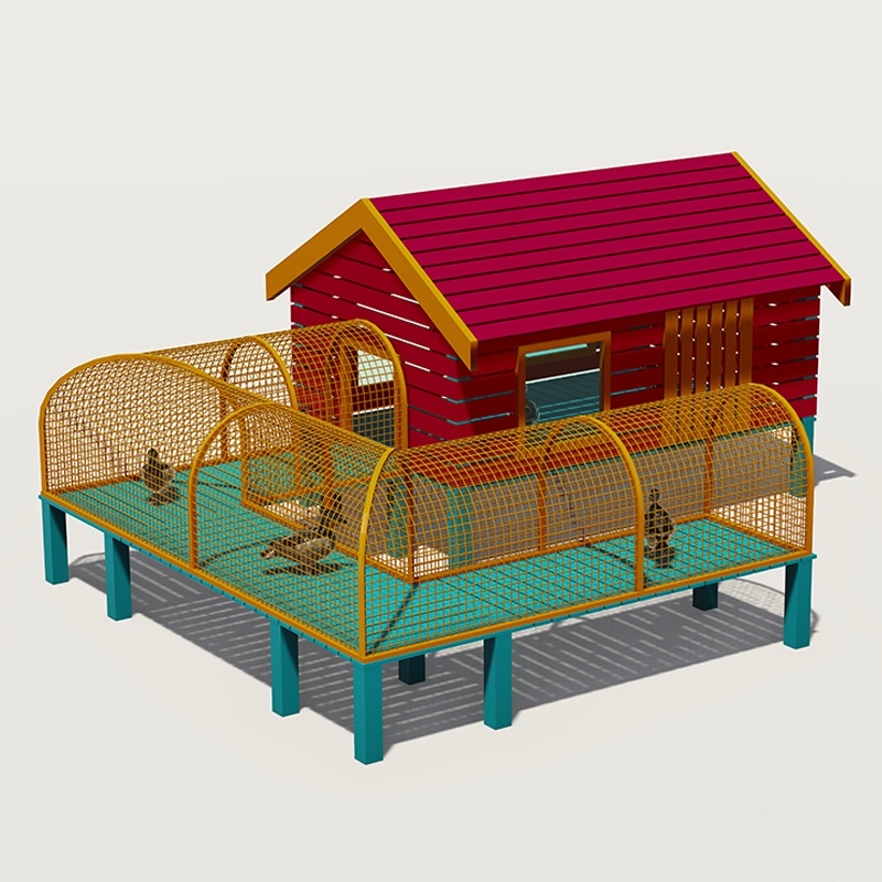 Friendly Duck House: Secure Pet Playground Equipment