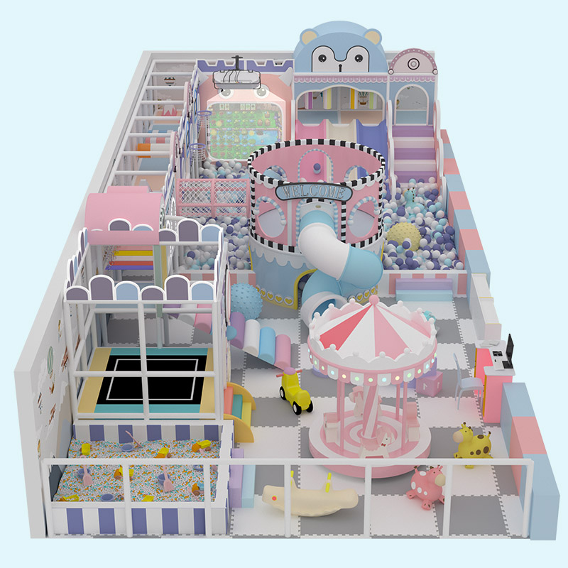 Pastel Theme Maze Indoor Playground - China Exporter