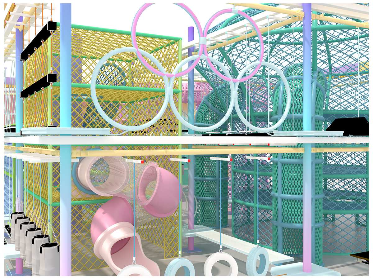 3.Indoor Adventure Ropes Course (5)