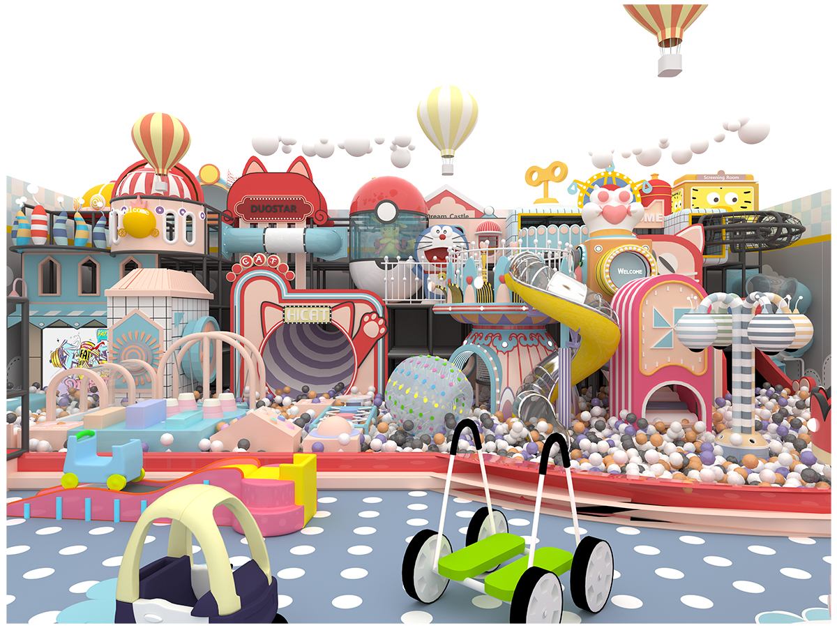 10.Commercial Macaron Soft Play Equipment (1)