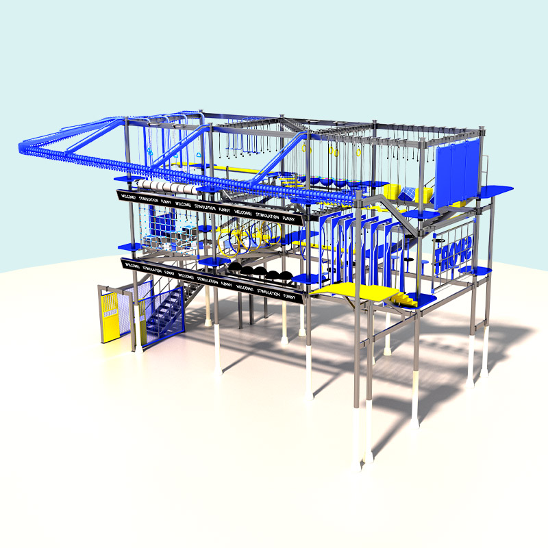 Commercial Indoor High Ropes Course for Malls & Youth Camps