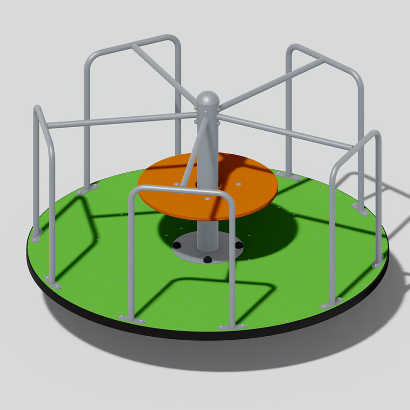 360°Rotating Smooth Playground Roundabout Equipment for Kids Outdoor Playground
