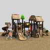 Safety-Certified Thatch Playground Slide for Schools & Parks