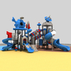 Children's Rocket Ship Outdoor Playground Slide for Adventure