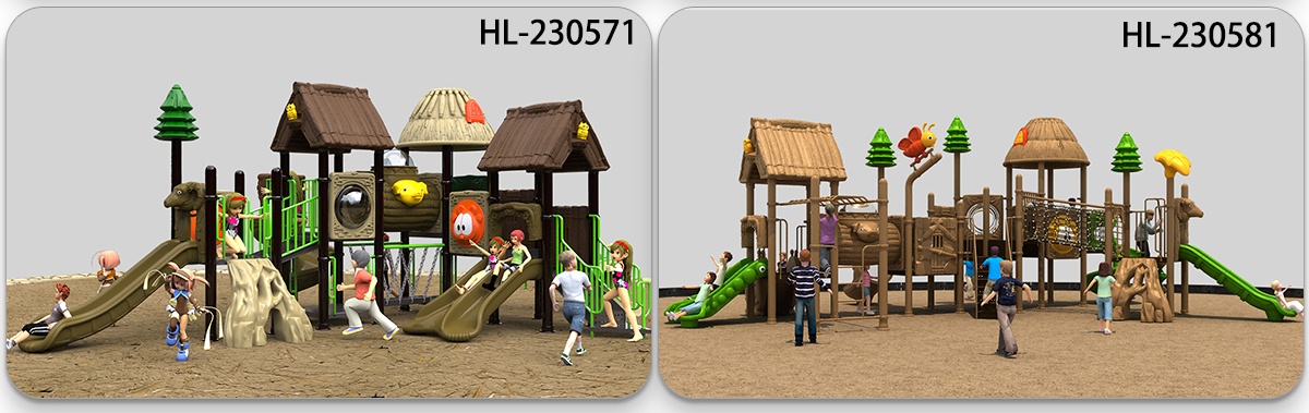 Commercial Outdoor Playground Slides (4)