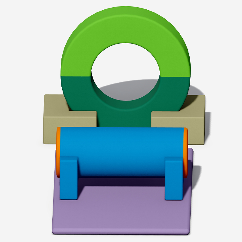 Ring & Roller Modular Indoor Soft Play Equipment