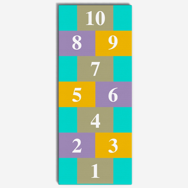 Number-Themed Custom Indoor Soft Play Safety Mats