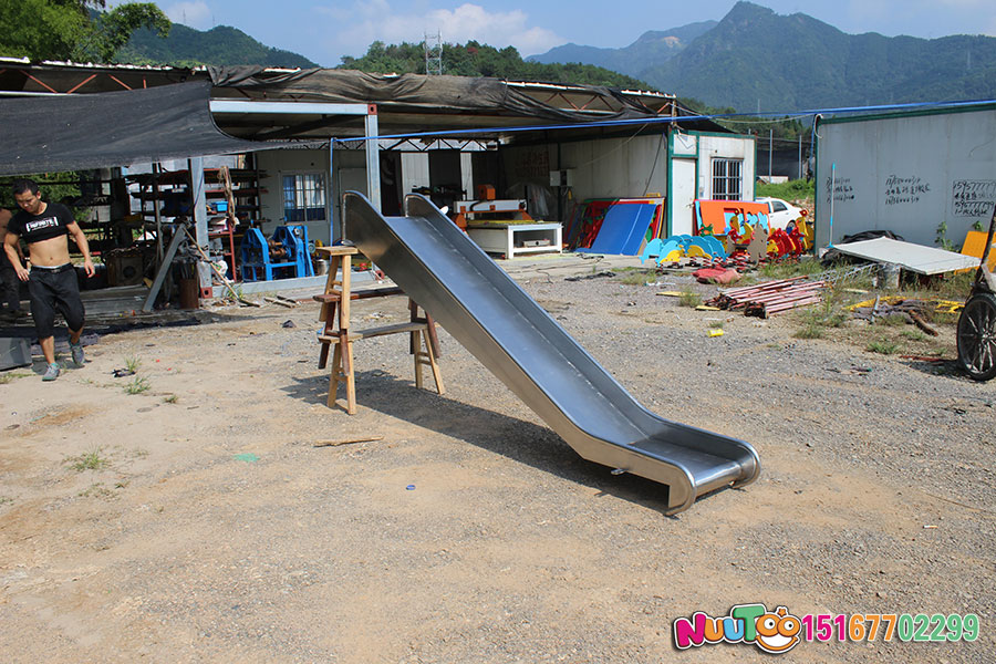 Chami non-standard travel + stainless steel slide + Shanxi Yuncheng Kindergarten Case - (16)