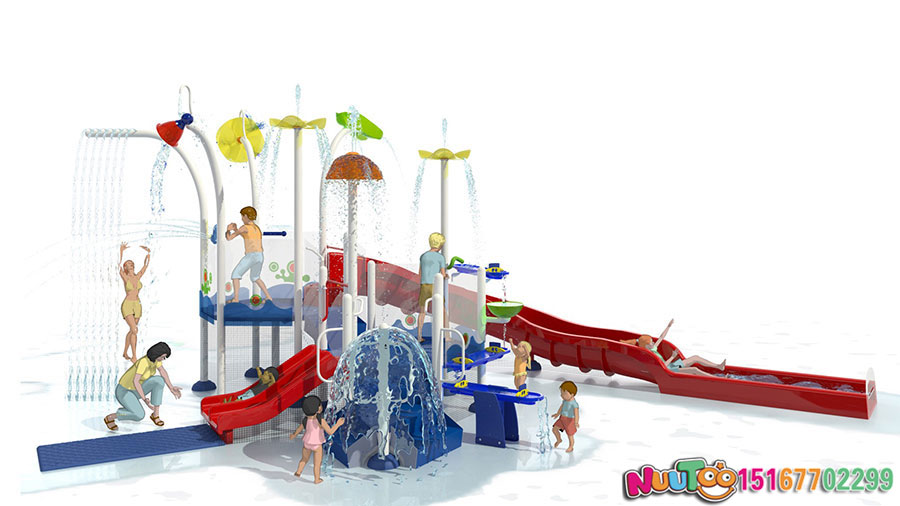 Water slide + water play equipment + children's play facilities (31)
