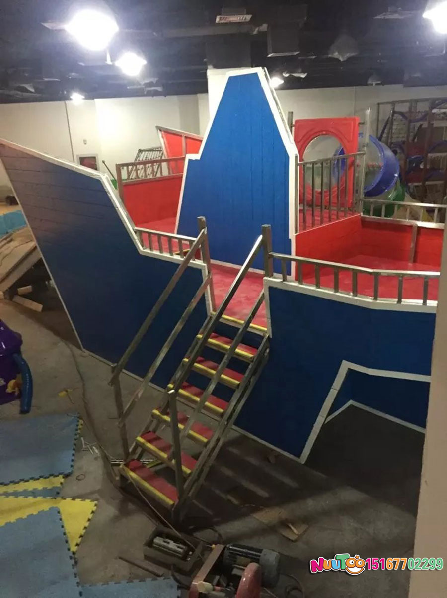 Non-standard travel + pirate ship + slide + indoor children's playground (1)