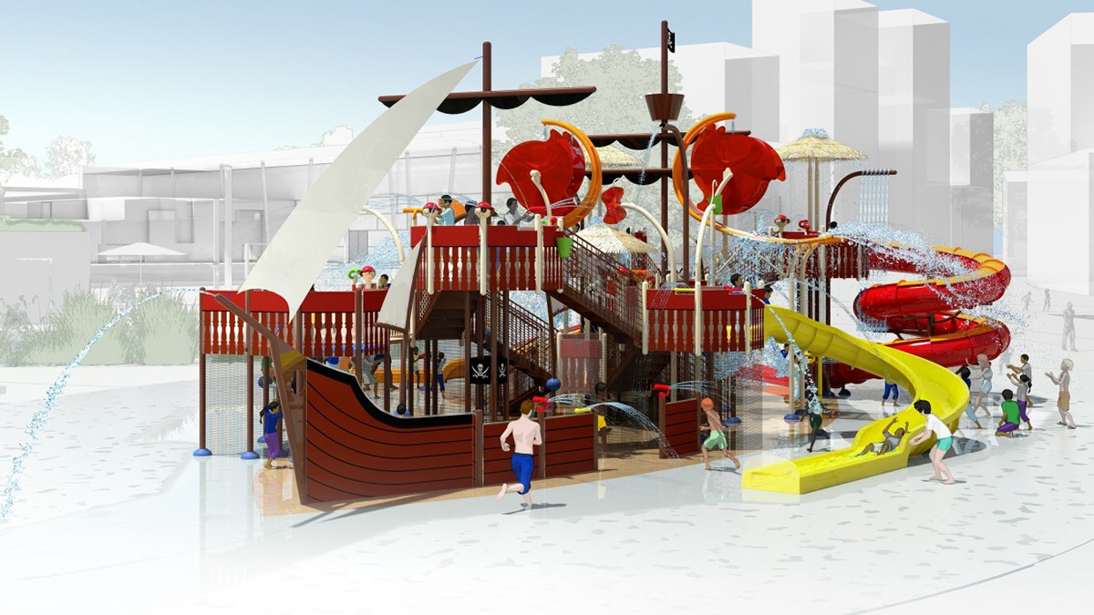 What Are The Water Park Play Equipment?