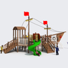 Outdoor Playground Pirate Ship,Pirate Ship Playground Factory