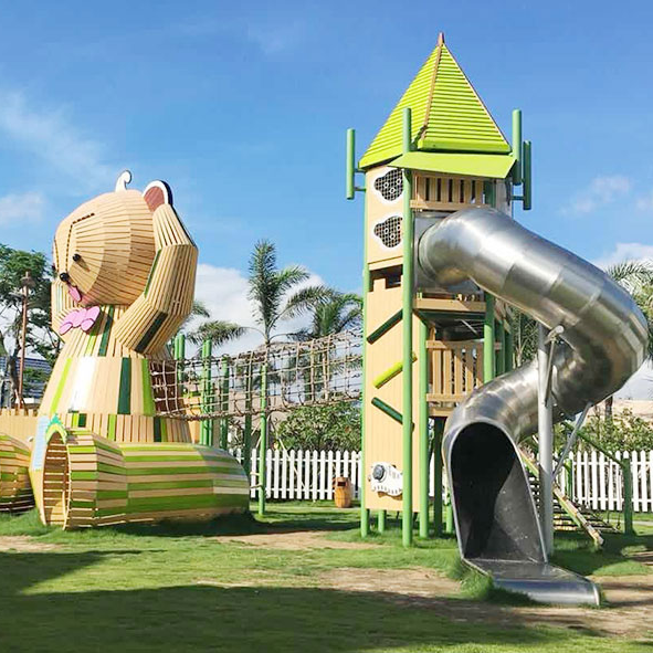 How Much Is A Set of Large Outdoor Combination Slides? How To Distinguish?