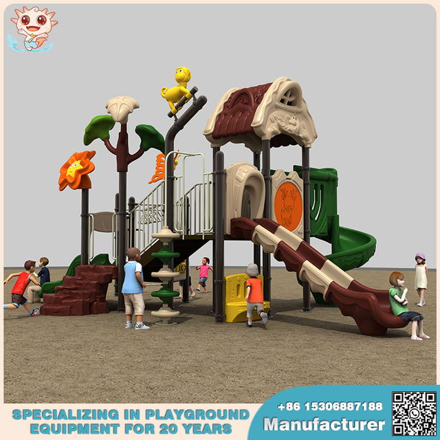 Treehouse Playground Adds Fun To Outdoor Playground Equipment