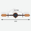 Water Drop Seesaw, Outdoor Science Playground Equipment Trader