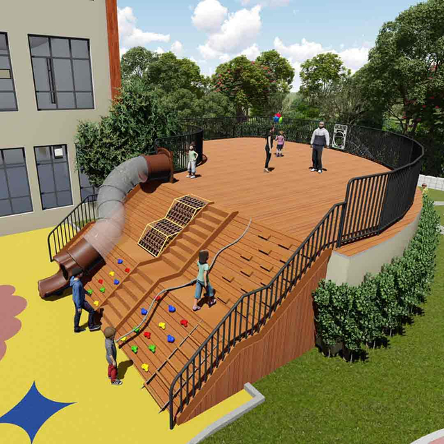 Muyang Kindergarten Combination Slide_non-standard Play Equipment_outdoor Swings