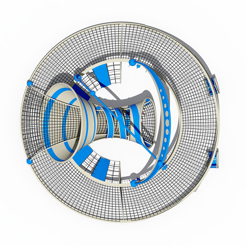 Outdoor Rope Net Trampoline Climber for Kids