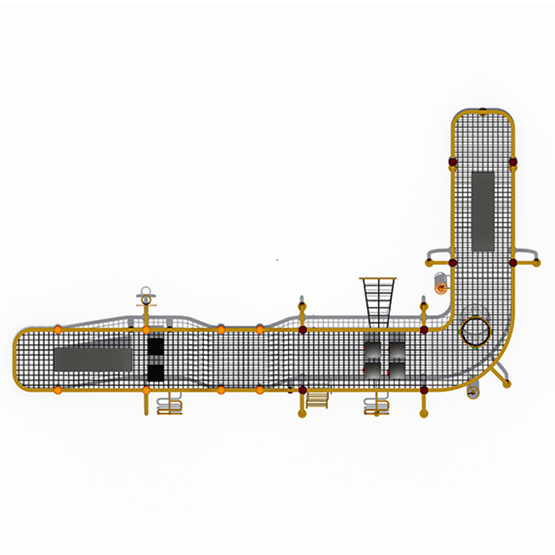 Kids Outdoor Curved Net Climbing Equipment