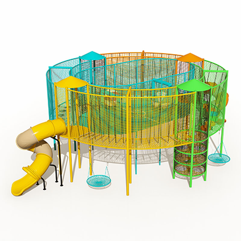 Rope Trampoline Park Climbing Frame Set