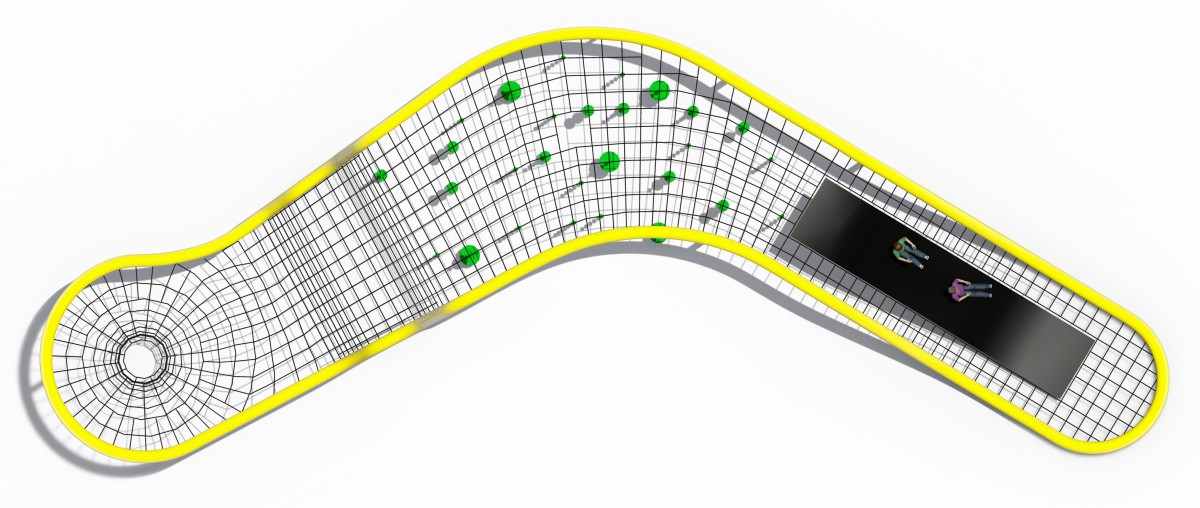 Panoramic display of Outdoor Spider Net Soft Climbing Set-5