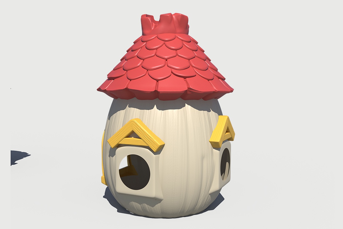 Squirrel house for petting zoo (1)