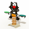 Black Cat-Themed Custom Seesaws 