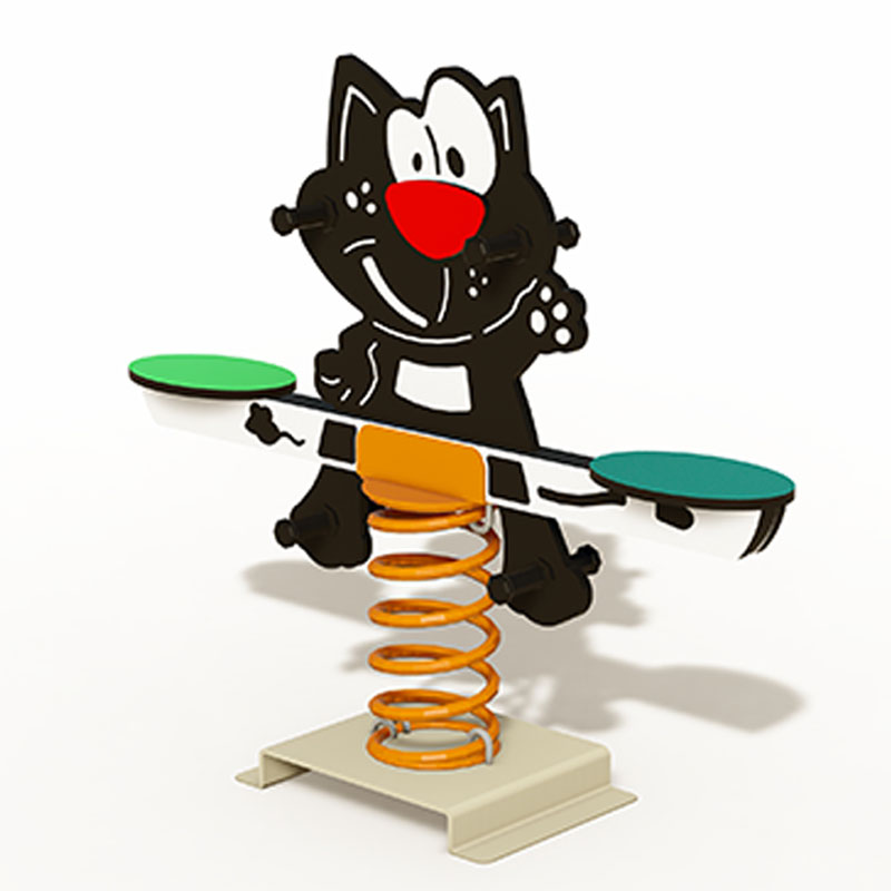Black Cat-Themed Custom Seesaws 