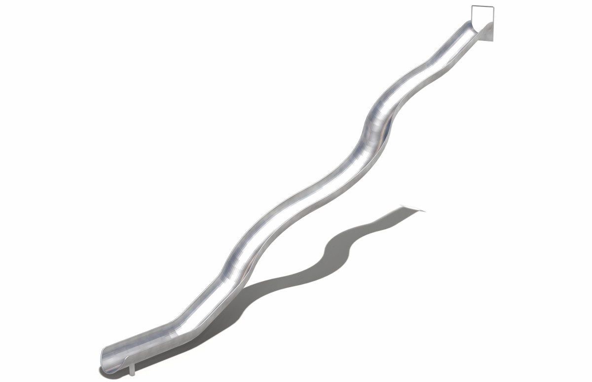 12.Commercial playground stainless steel slide (1)