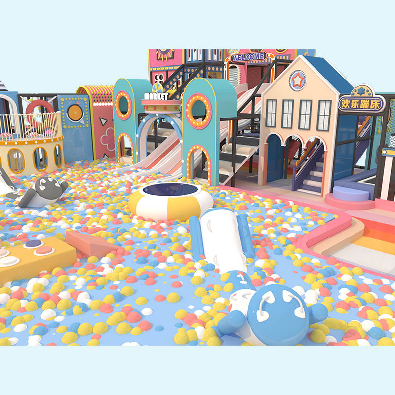 Macaron Series Maze Indoor Playground - Pastel Playground Supplier China