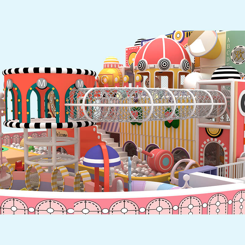 Macaron Series Maze Indoor Play - Mall Pastel Play Supplier