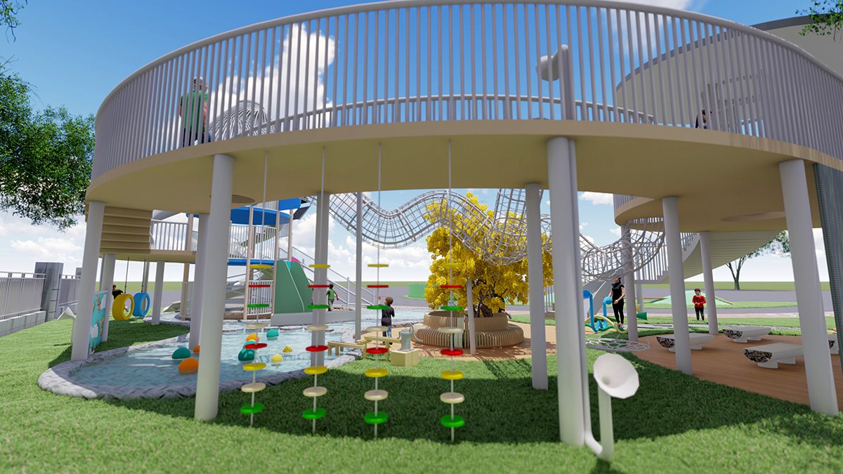 Climbing play equipment for commercial outdoor playground Climbing play equipment for commercial outdoor playground