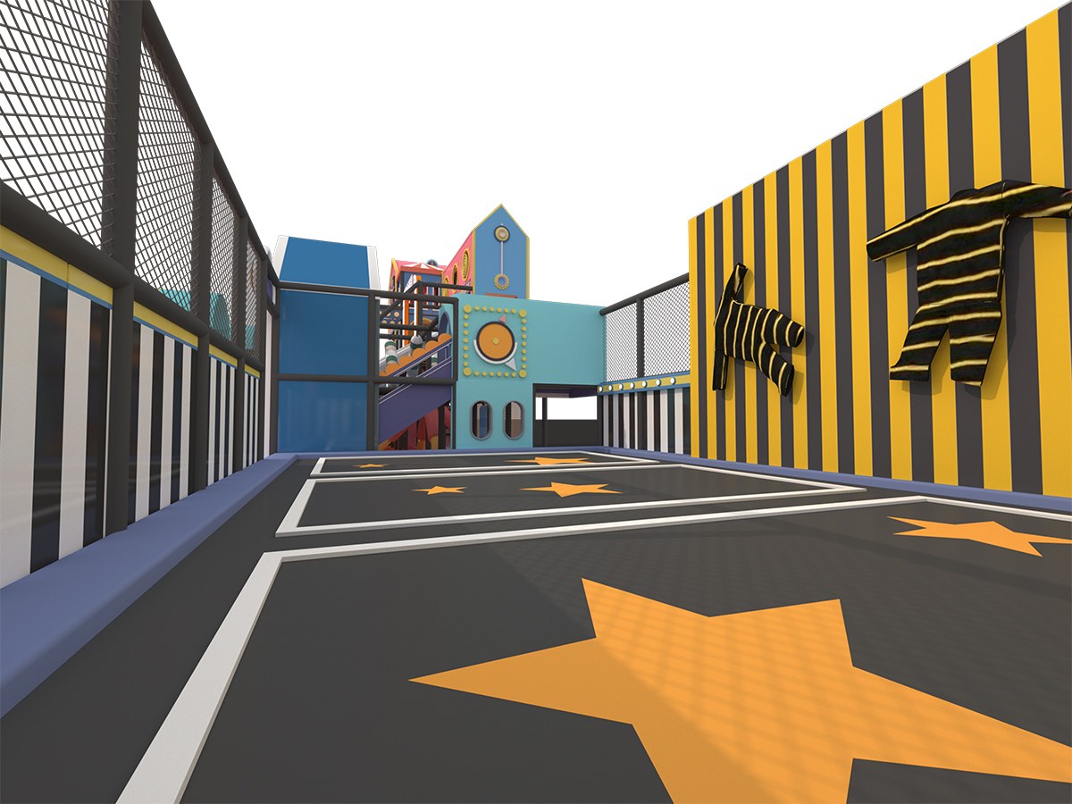 1.Macaron Pastel Indoor Playground Maze (2)