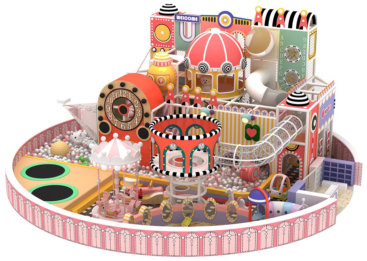 7.Large Pastel Indoor Playground for Malls (2)