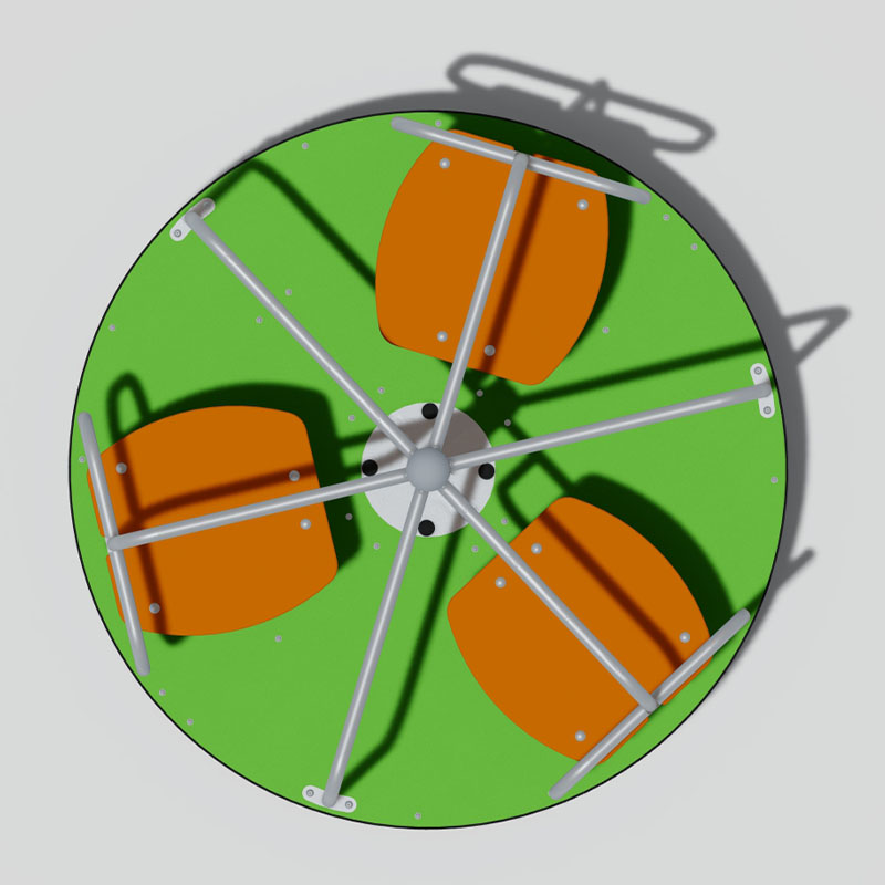 Outdoor playground Sensory playground spinning wheel Equipment for Children