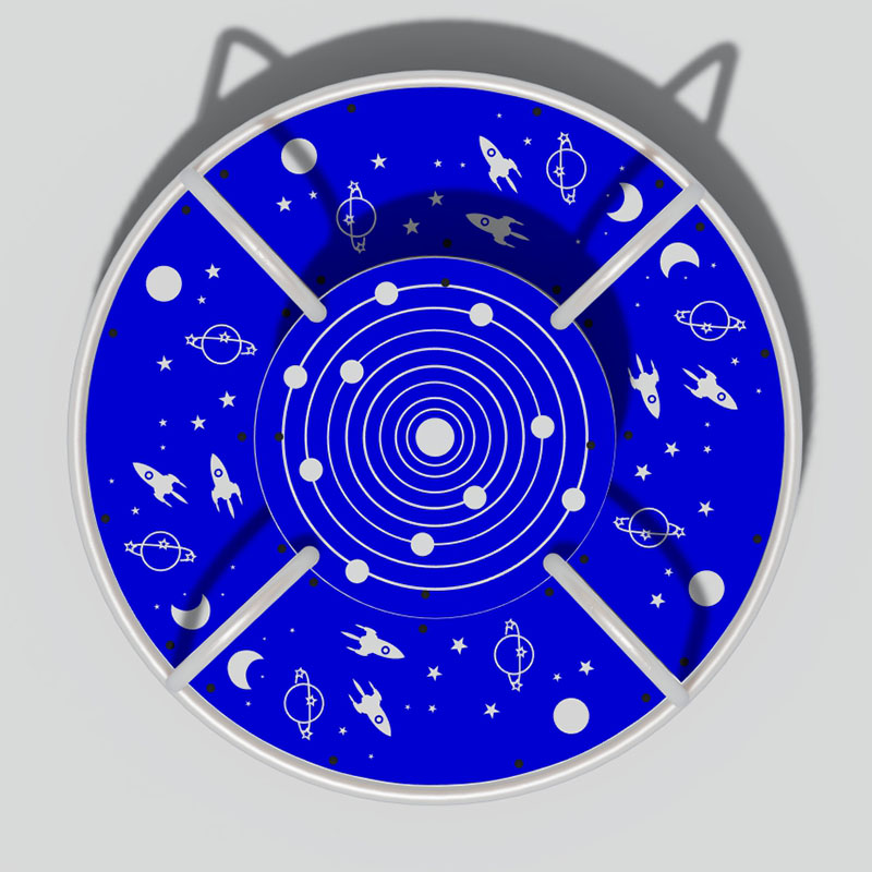Commercial-Grade Outdoor Playground Roundabout with Smooth Rotation